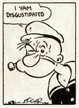 Popeye I Yam Disgustipated