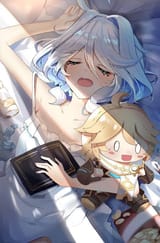 Furina hugs aether