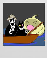gaster friend fishing