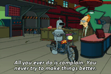 complain