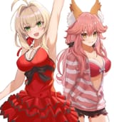 __tamamo_nero_claudius_and_tamamo_no_mae_fate_and_4_more_drawn_by_neko_daruma__024b5c84250735b973069cd1aeda08c4