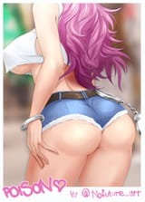 poison fat ass boob art