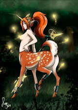 more naked deer