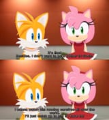 Amy Wants To Watch Sonic Run Free