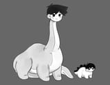 Herosaurus and Stegosunny