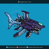 Sharkmon Dragonrod_Art Digimon
