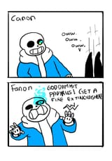 fanon vs canon sans
