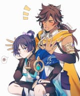 scaramouche_wanderer_and_sethos_genshin_impact_drawn_by_kuro_lee__ba89aec8c210898b35f71673d886e7b7