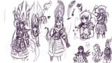elf gals sketches