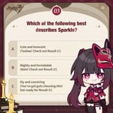 sparkle quiz
