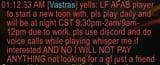 looking for AFAB player