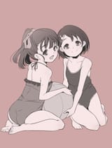 Chie and Mai swimsuits