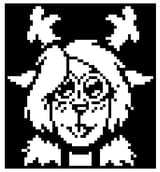 noelle fluffy stare smile