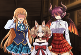 3girls, {{{{best quality, absurdres, masterpiece, detailed, realistic, }}}} [[[ s-2239036679