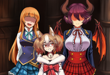 3girls, {{{{best quality, absurdres, masterpiece, detailed, realistic, }}}} [ar s-1208024587