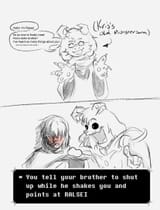 asriel visits the dark world