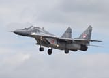 MiG-29_(code_108)_of_the_Polish_Air_Force_arrives_Fairford_7Jul2016_arp