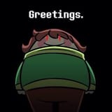 greetings (looking up to egg Chara)