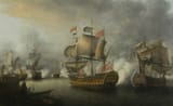 Close-of-the-Battle-of-the-Saints-by-Pocock-1783-detail-Bristol-Museum