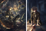 1boy, 1girl, asanagi, asutora, artist_sorapoi, piro (orip), personal ami, jt s-539471ada451