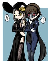 __niijima_makoto_queen_niijima_sae_and_shadow_sae_persona_and_2_more_drawn_by_eiji_nochi__ec74027b51a4abdae0a83bec18b35444