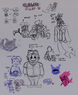 clownswap concept doodles