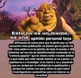 esto no es un meme, es una opinión personal