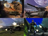 Pre-Xbox Halo scorpion and stealth tanks