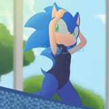Sonic Swimsuit by_