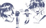 Hero &amp; Kel Hug @satsuki_1243