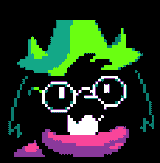 Ralsei bouncing on it