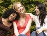 women-laughing
