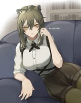 robin trying to look seductive