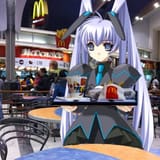 kasumi with a happy meal
