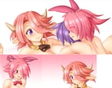 Threesome with cute girls