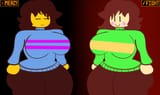 thic Chara and Frisk