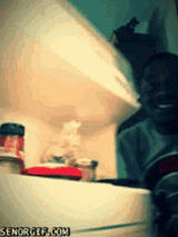 Disappointed fridge gif