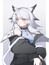 __ptilopsis_arknights_and_1_more_drawn_by_lanxi875__d0a56a71e0041b3be74f9e5a0ac21203