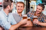 drinking beer