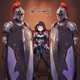 1girl, 2boys, asanagi, asutora, artist_sorapoi, piro (orip), personal ami, j s-3998688071