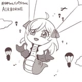 jashin impact chan parachute air drop fly