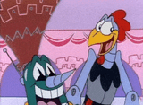 scratch and grounder laughing