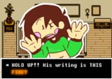 his writing is this fire