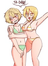 don and sinclair goes to the U corp beach!