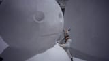 building snowman