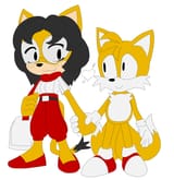 Tail Honey Colored Cute Couple