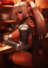 Dark Elf Adventurer - Tahnya