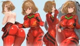 __souryuu_asuka_langley_and_anis_neon_genesis_evangelion_and_2_more_drawn_by_hirosenpai__c3cf9c02e8863212d20f69ca44619a6e