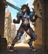 11834-2964492979-masterpiece, best quality,__(meesh_.8), oouna, snowskau__(smug), (anthro futanari worgen with glowing blue eyes_1.3), gynomorph,