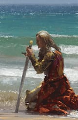 knight kneeling